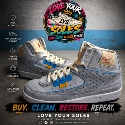 Jordan 2 Retro - Union Grey Fog - UK 8
