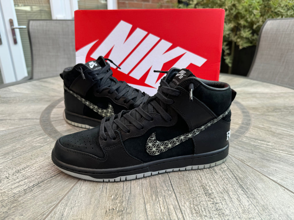 Nike SB  Dunk High - Black Bar - UK 8