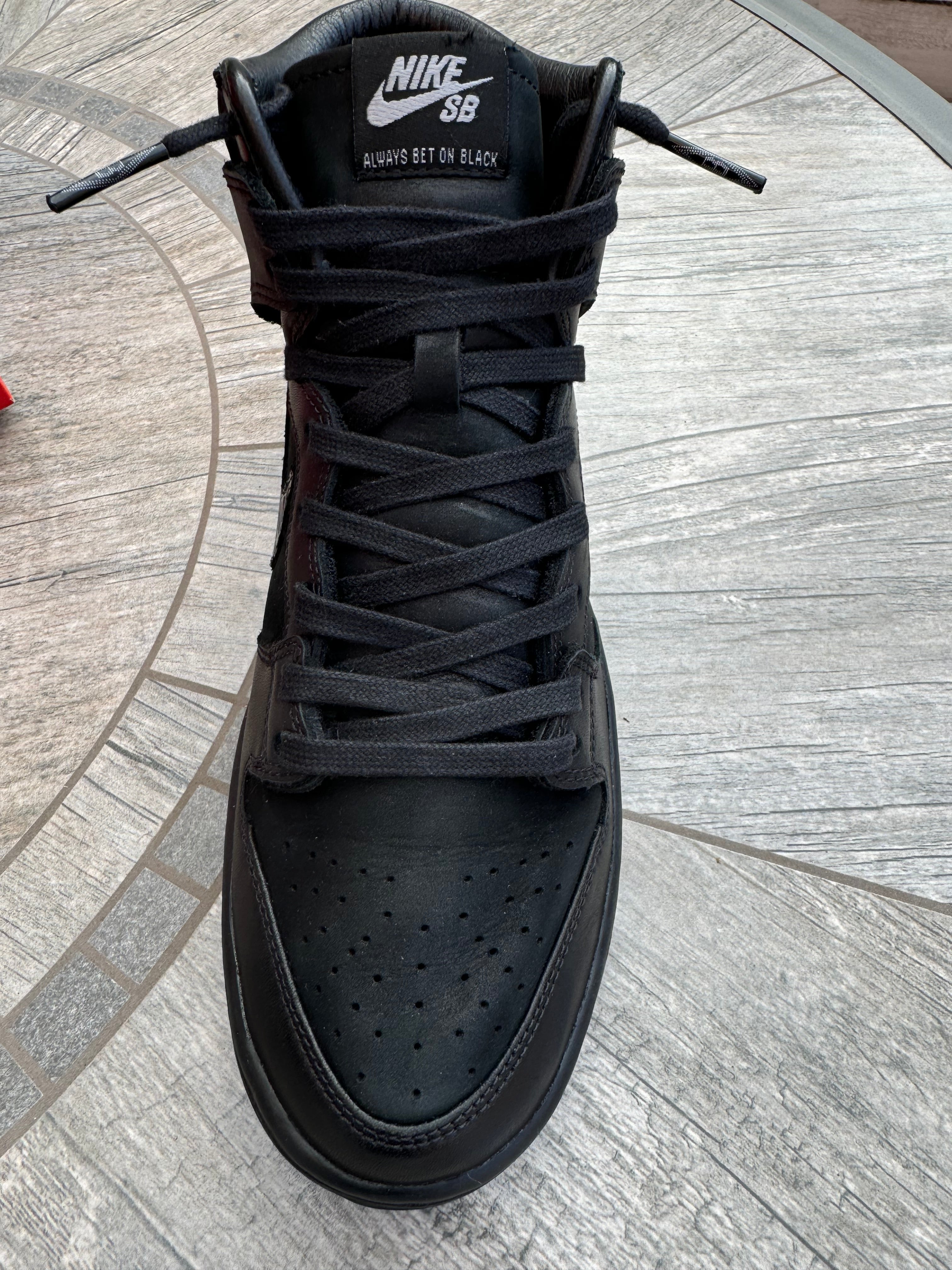 Nike SB  Dunk High - Black Bar - UK 8