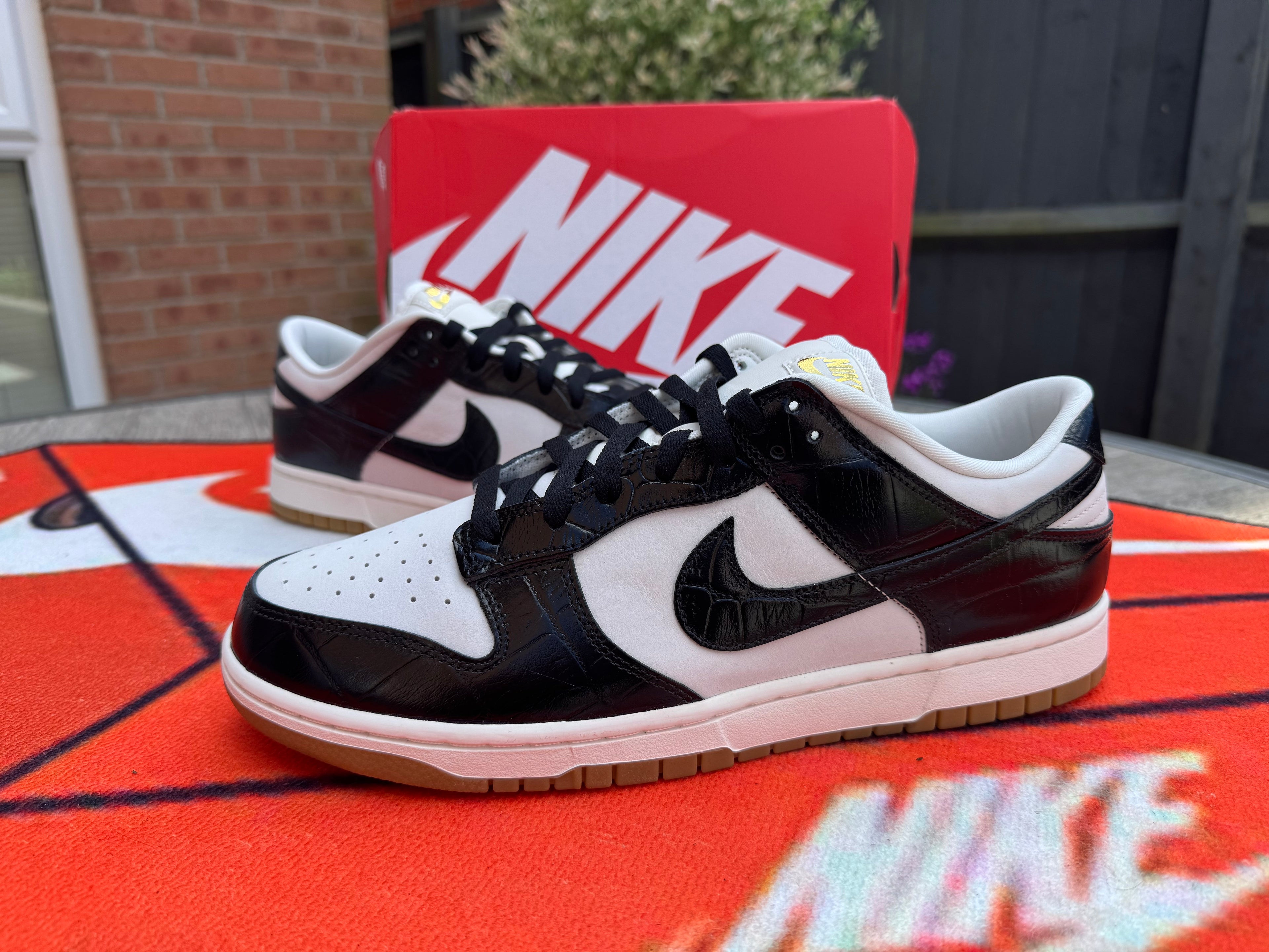 Nike Dunk Low LX - Black Croc - UK 10 *BNIB*