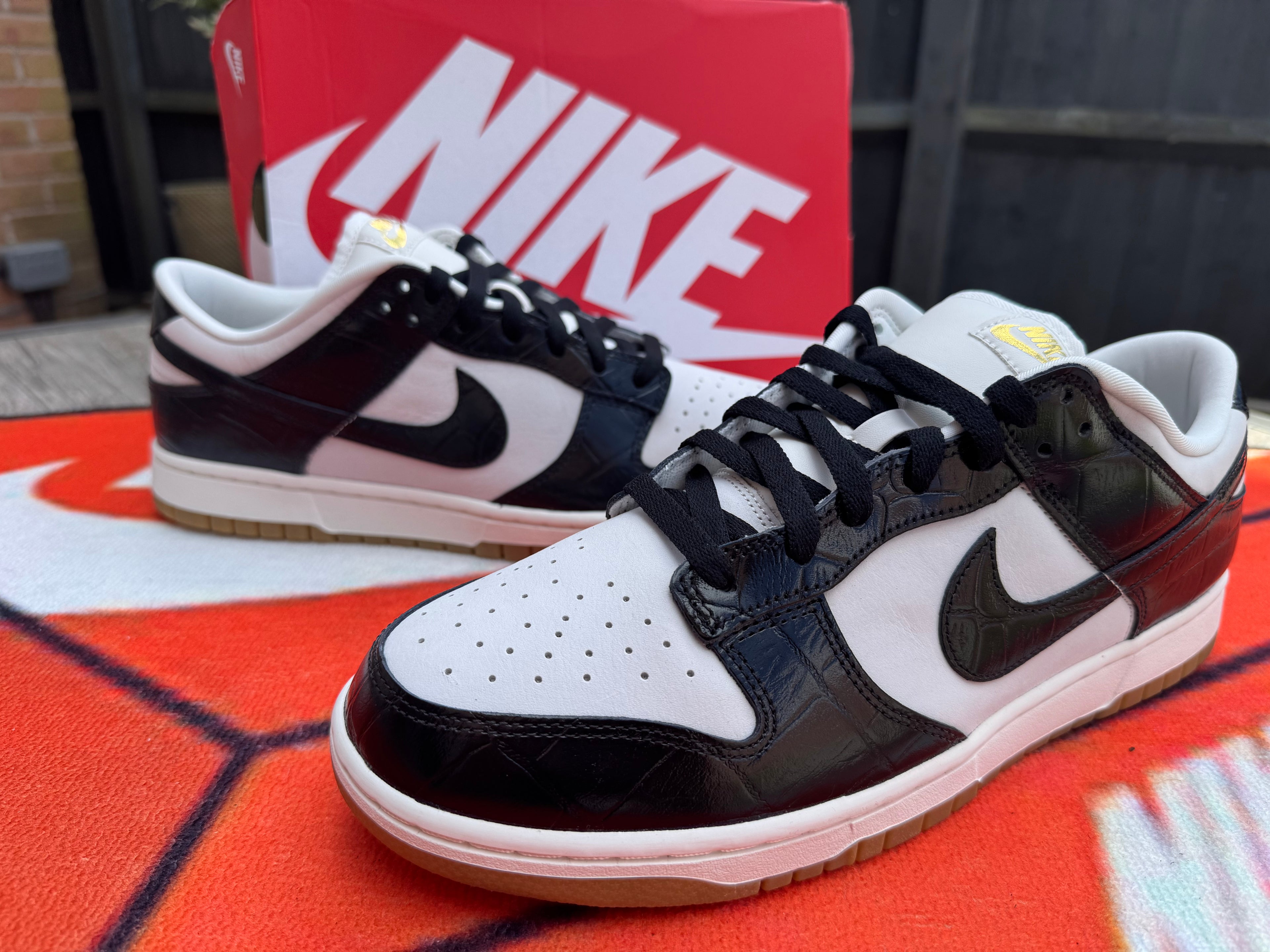 Nike Dunk Low LX - Black Croc - UK 10 *BNIB*
