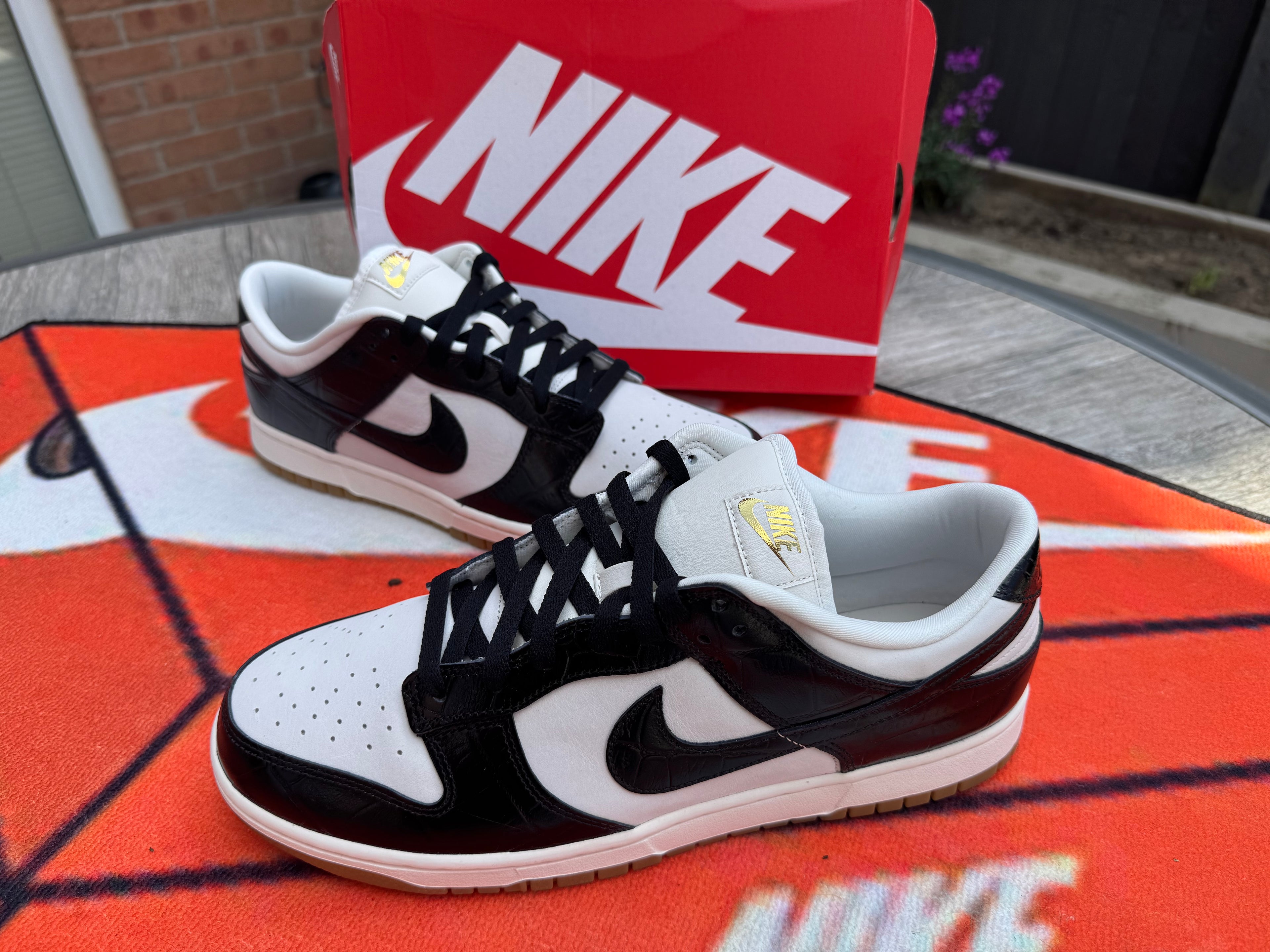 Nike Dunk Low LX - Black Croc - UK 10 *BNIB*