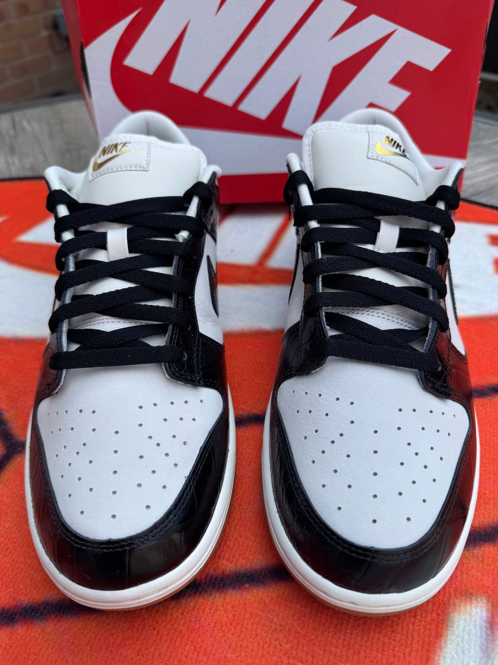 Nike Dunk Low LX - Black Croc - UK 10 *BNIB*