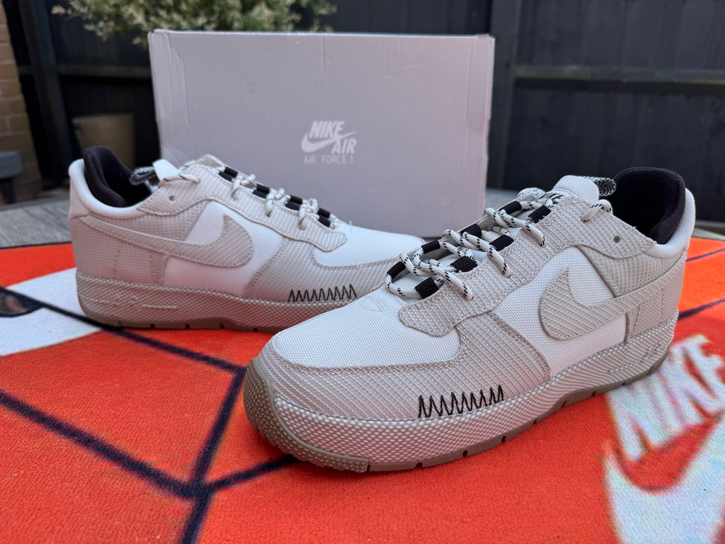 Nike Air Force 1 Wild - Phantom Velvet Brown Khaki - UK 8.5 - BNIB