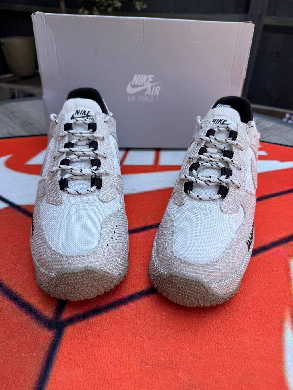 Nike Air Force 1 Wild - Phantom Velvet Brown Khaki - UK 8.5 - BNIB