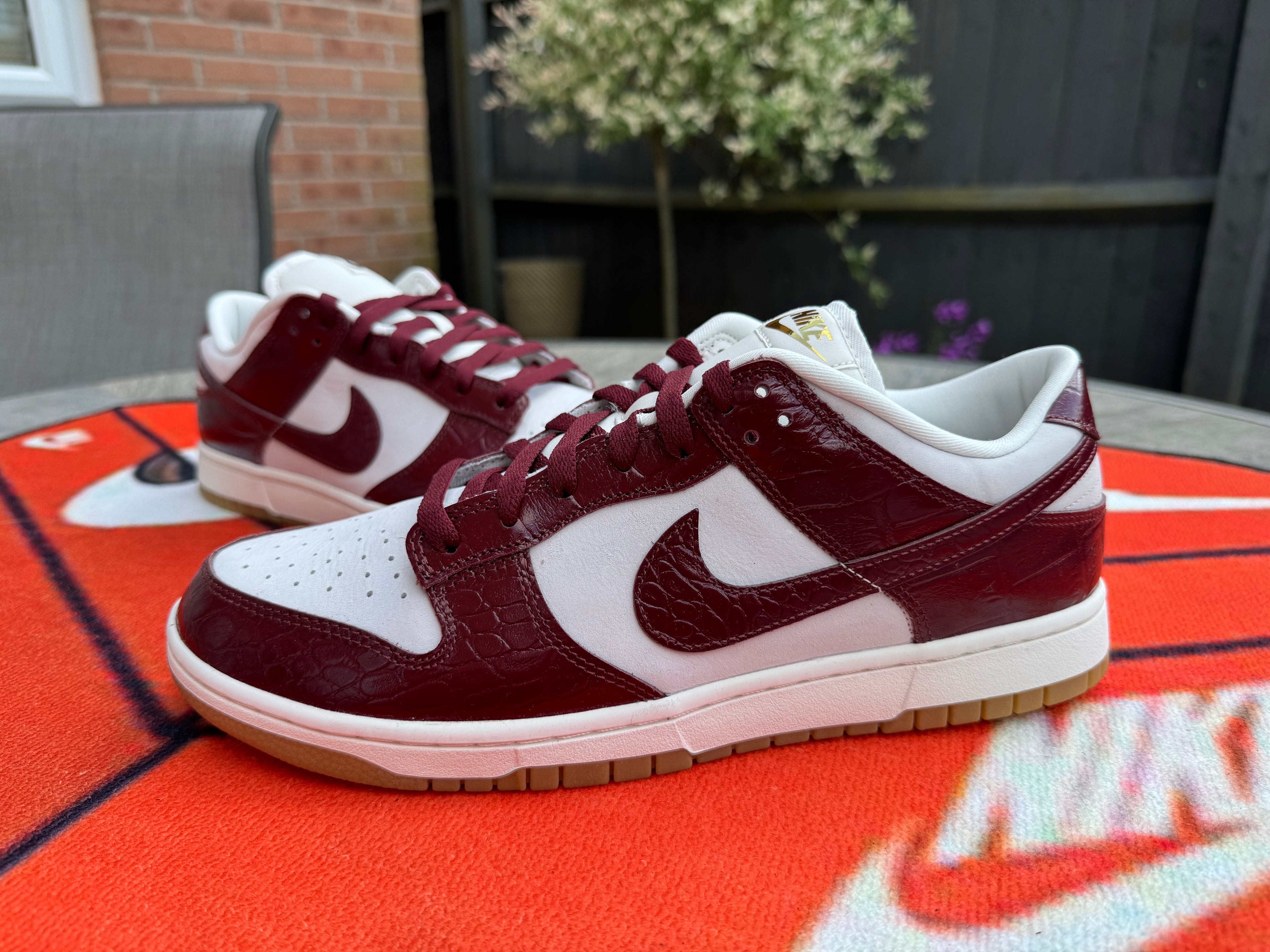 Nike Dunk Low LX - Dark Team Red Croc - UK 10 *BNIB*