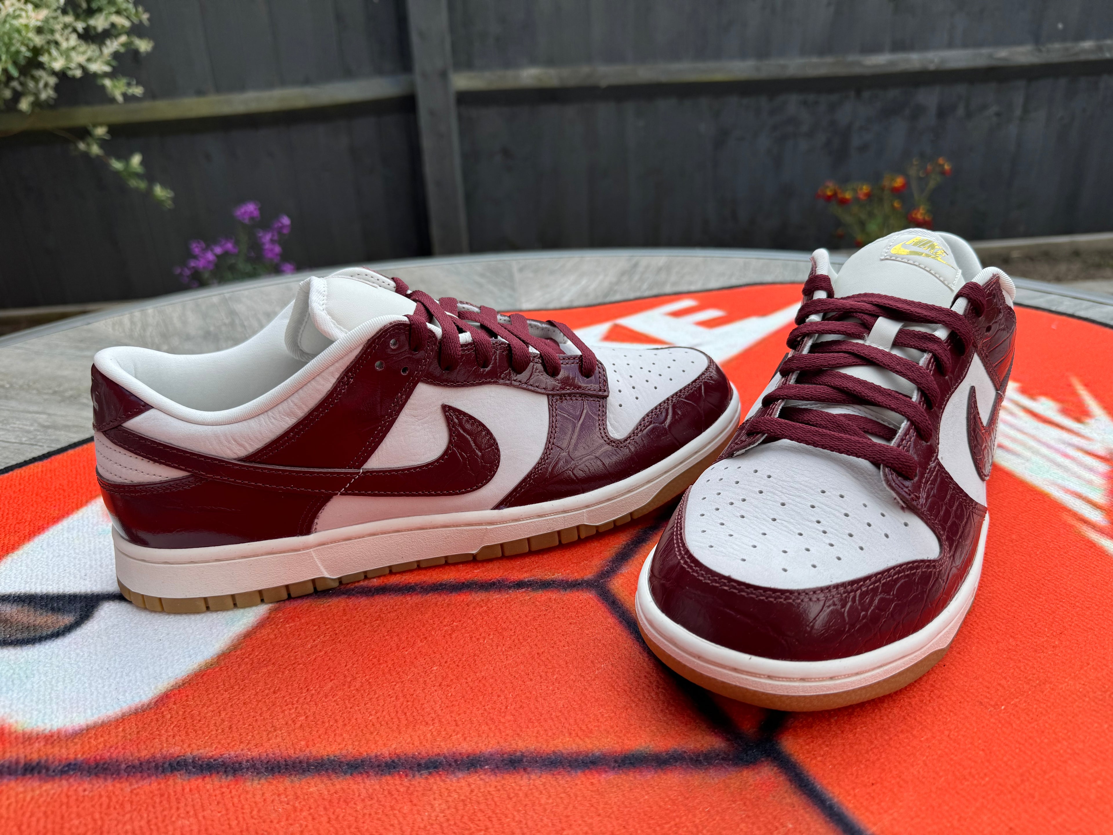 Nike Dunk Low LX - Dark Team Red Croc - UK 10 *BNIB*