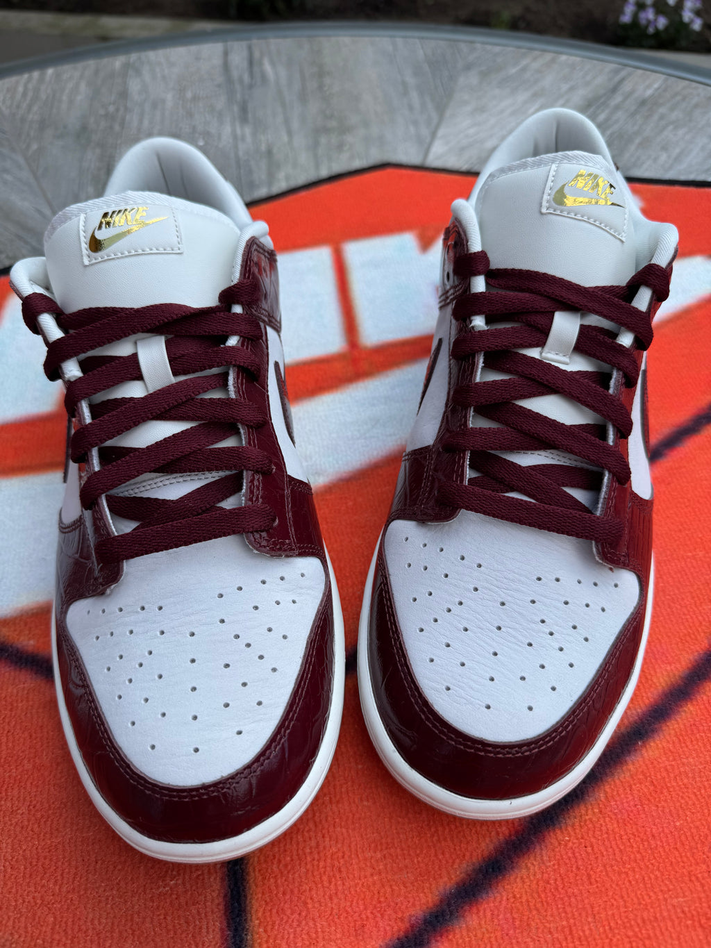 Nike Dunk Low LX - Dark Team Red Croc - UK 10 *BNIB*