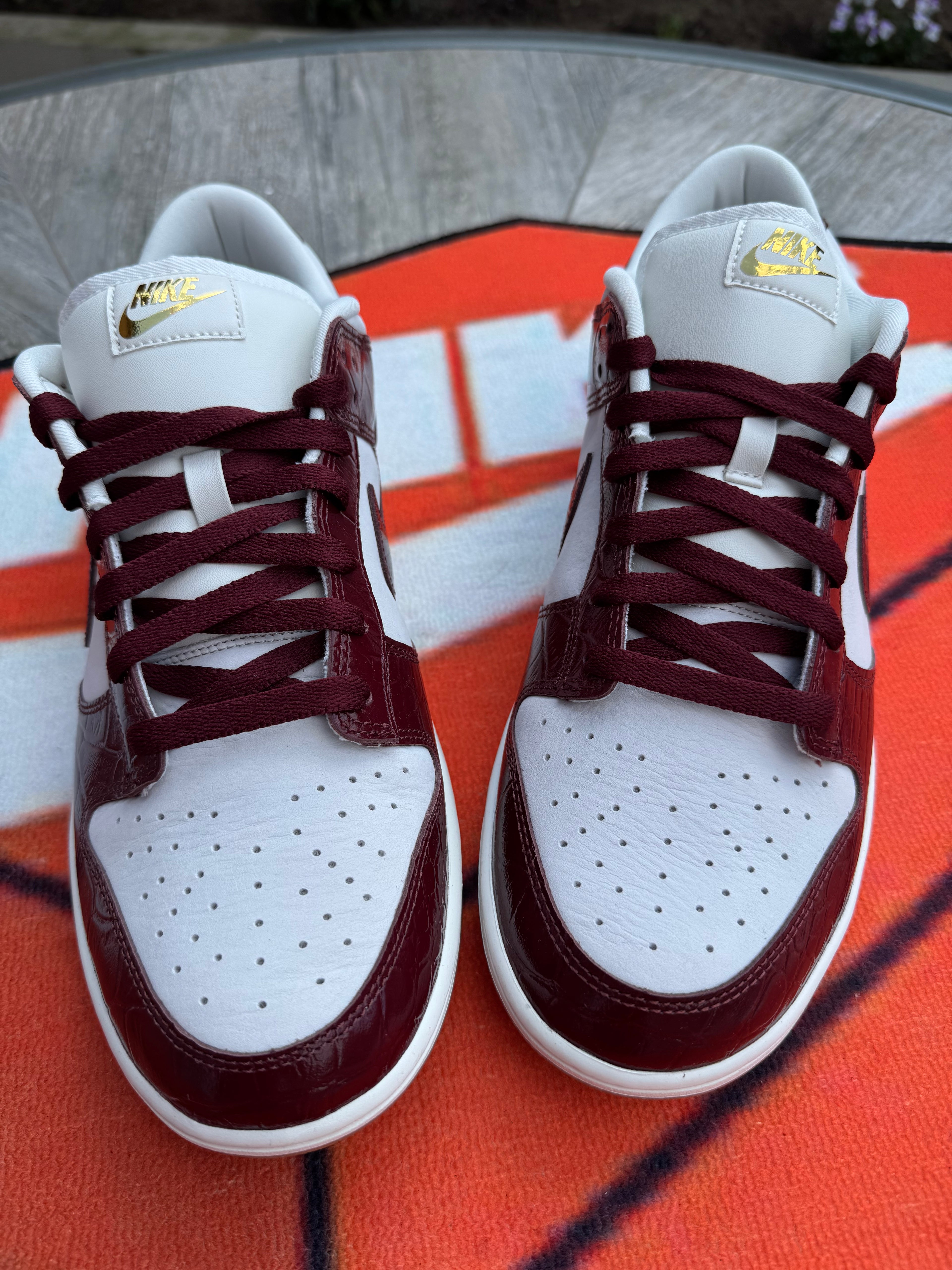 Nike Dunk Low LX - Dark Team Red Croc - UK 10 *BNIB*
