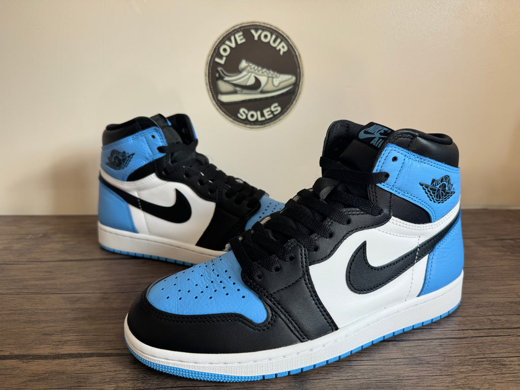 Jordan 1 High Retro - UNC Toe - UK 8