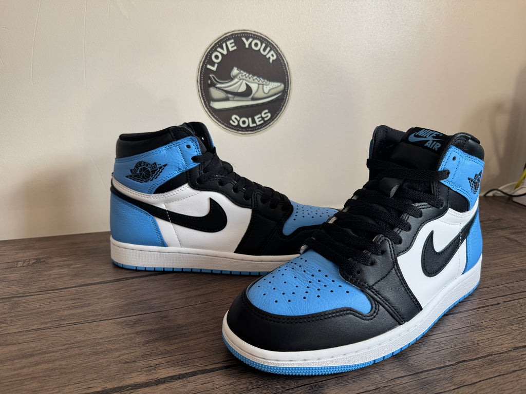 Jordan 1 High Retro - UNC Toe - UK 8