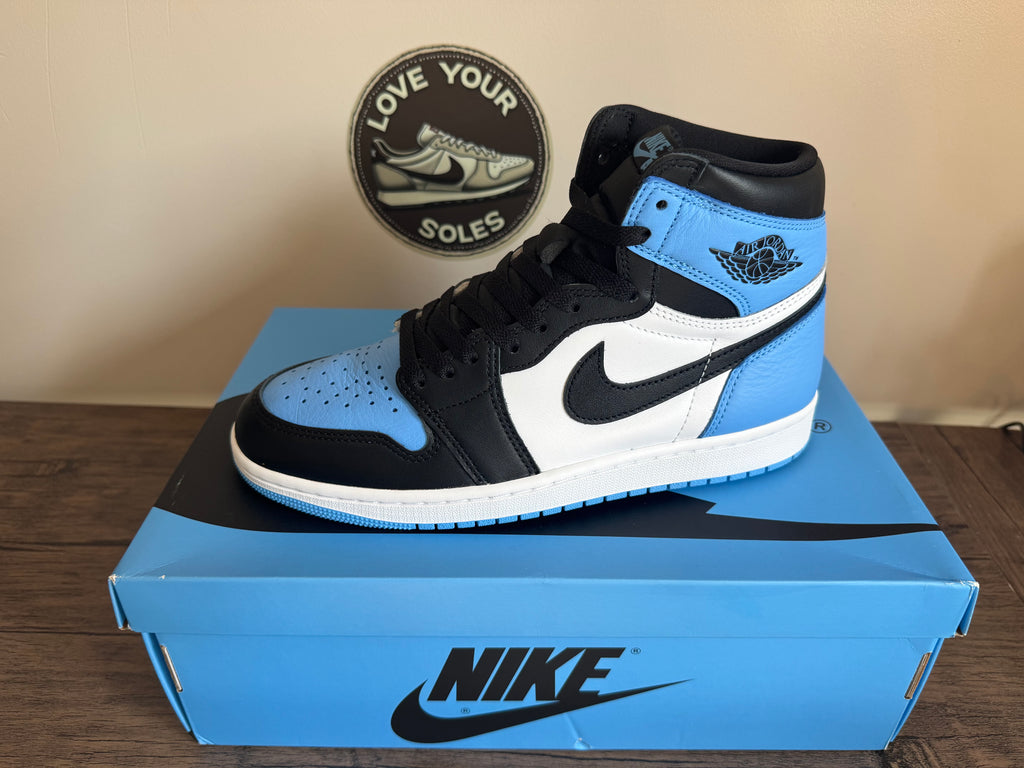 Jordan 1 High Retro - UNC Toe - UK 8