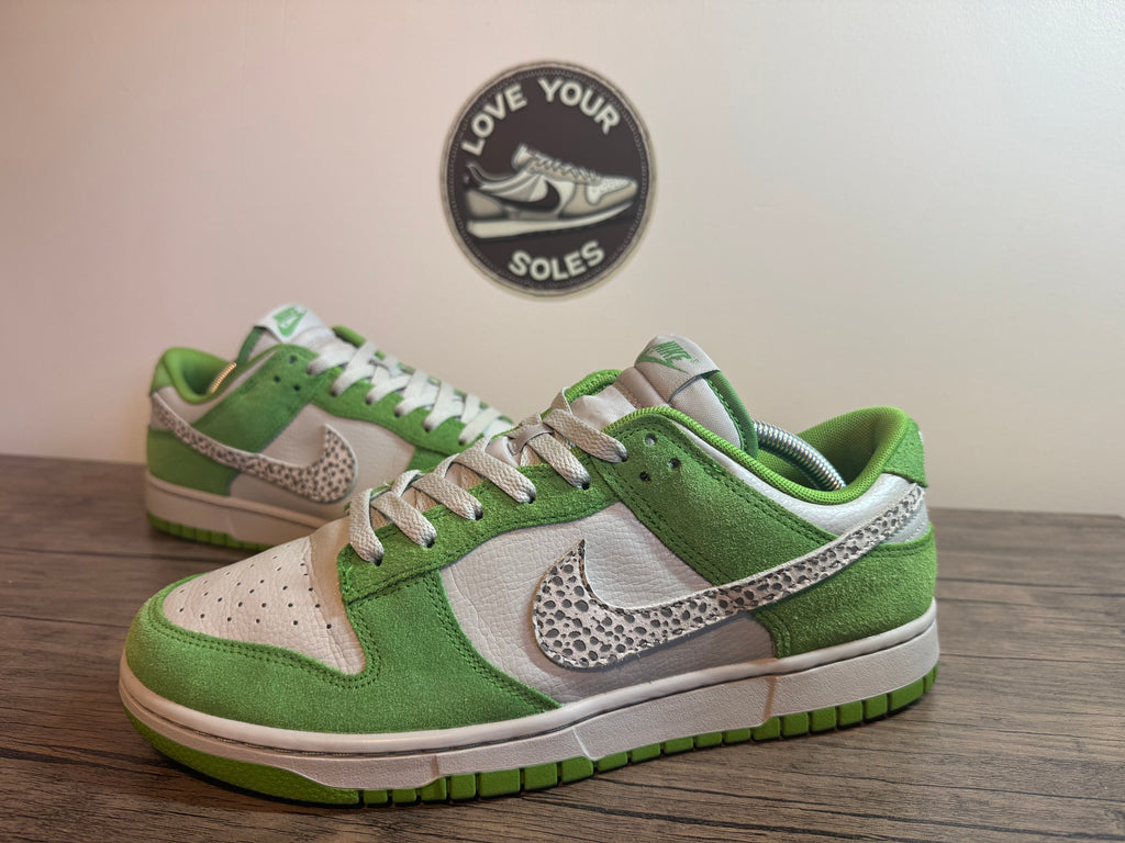 Nike Dunk Low AS - Safari Swoosh Chloropyhll - UK 9