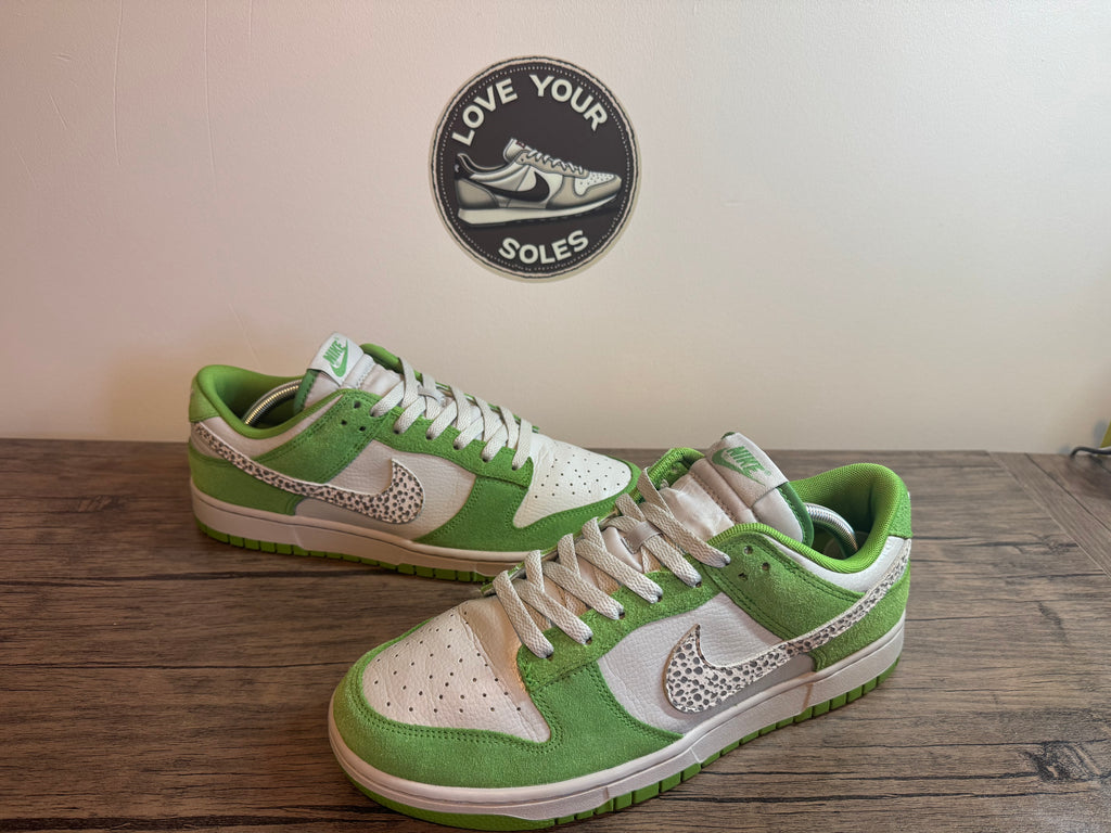 Nike Dunk Low AS - Safari Swoosh Chloropyhll - UK 9