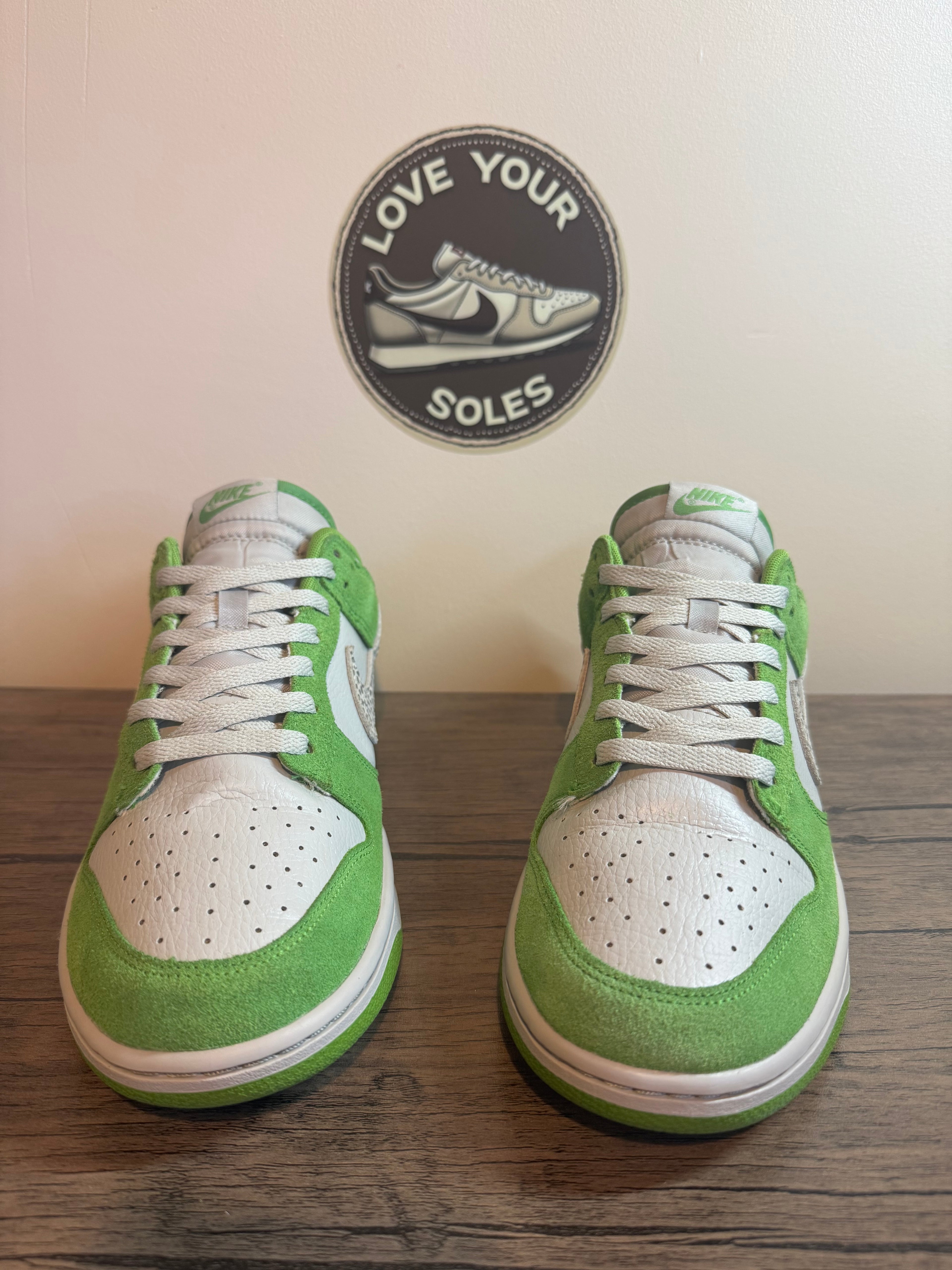 Nike Dunk Low AS - Safari Swoosh Chloropyhll - UK 9