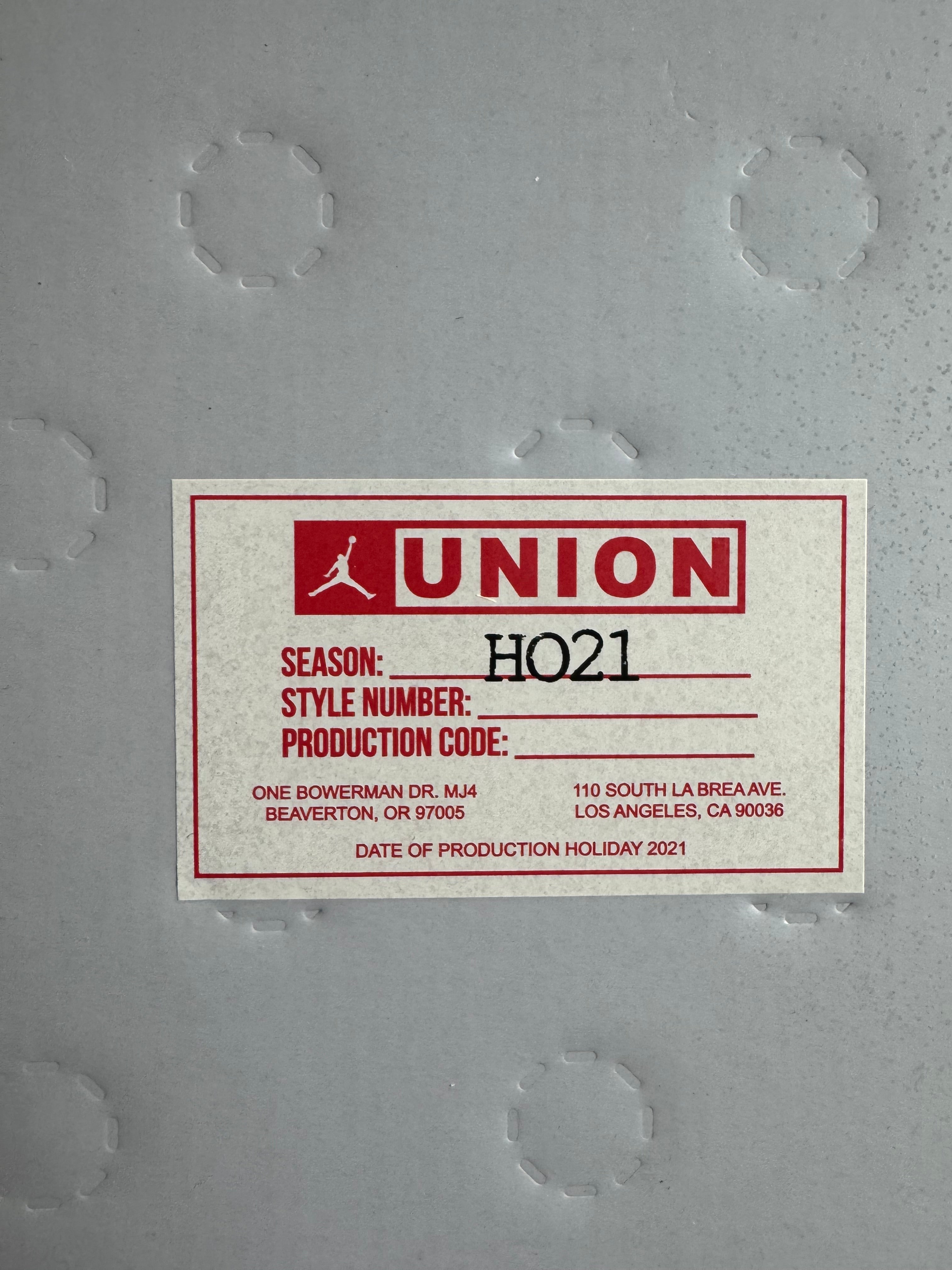 Jordan 2 Retro - Union Grey Fog - UK 8