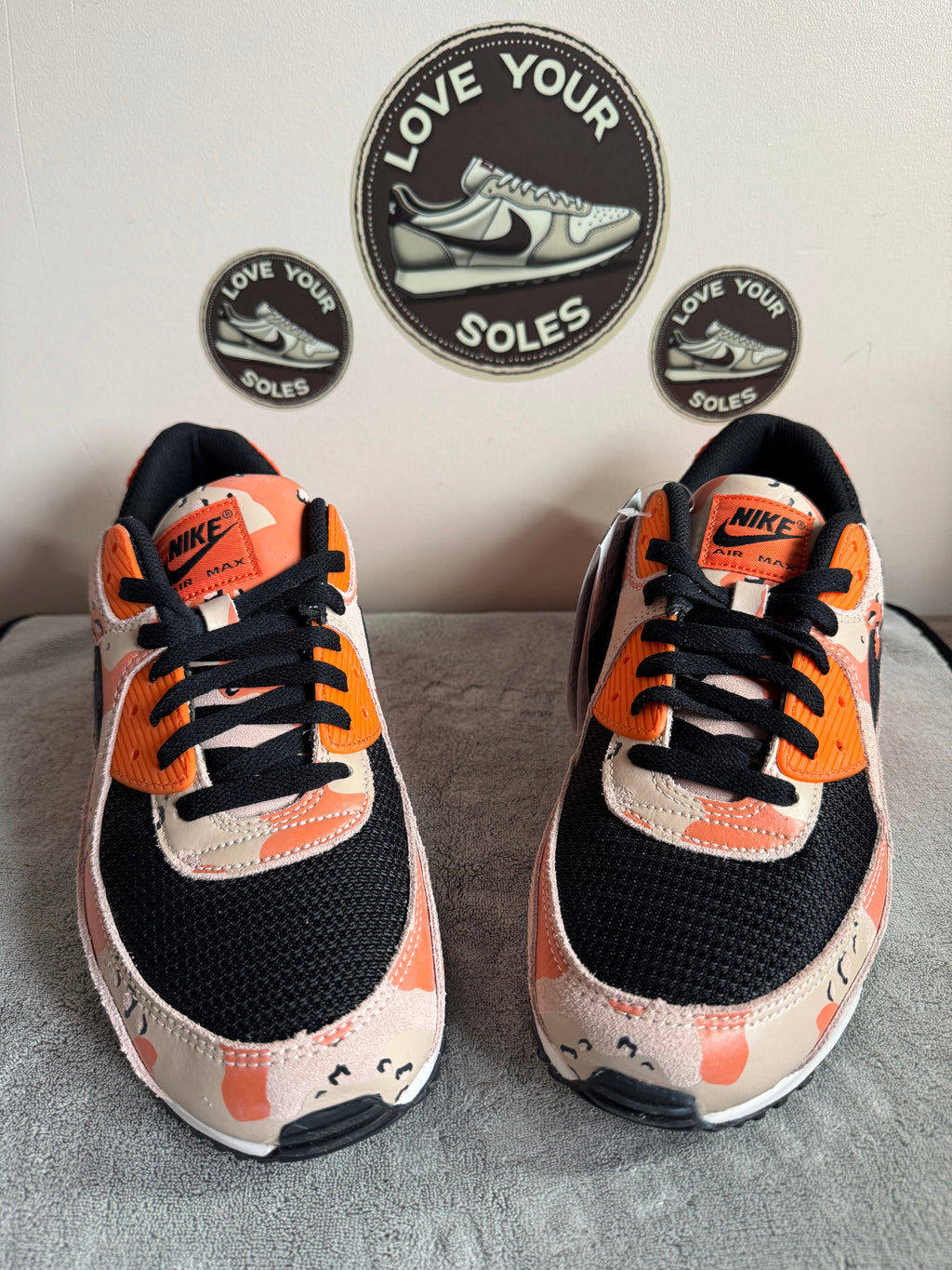 Nike Air Max 90 Premium - Safety Orange Camo - UK 10