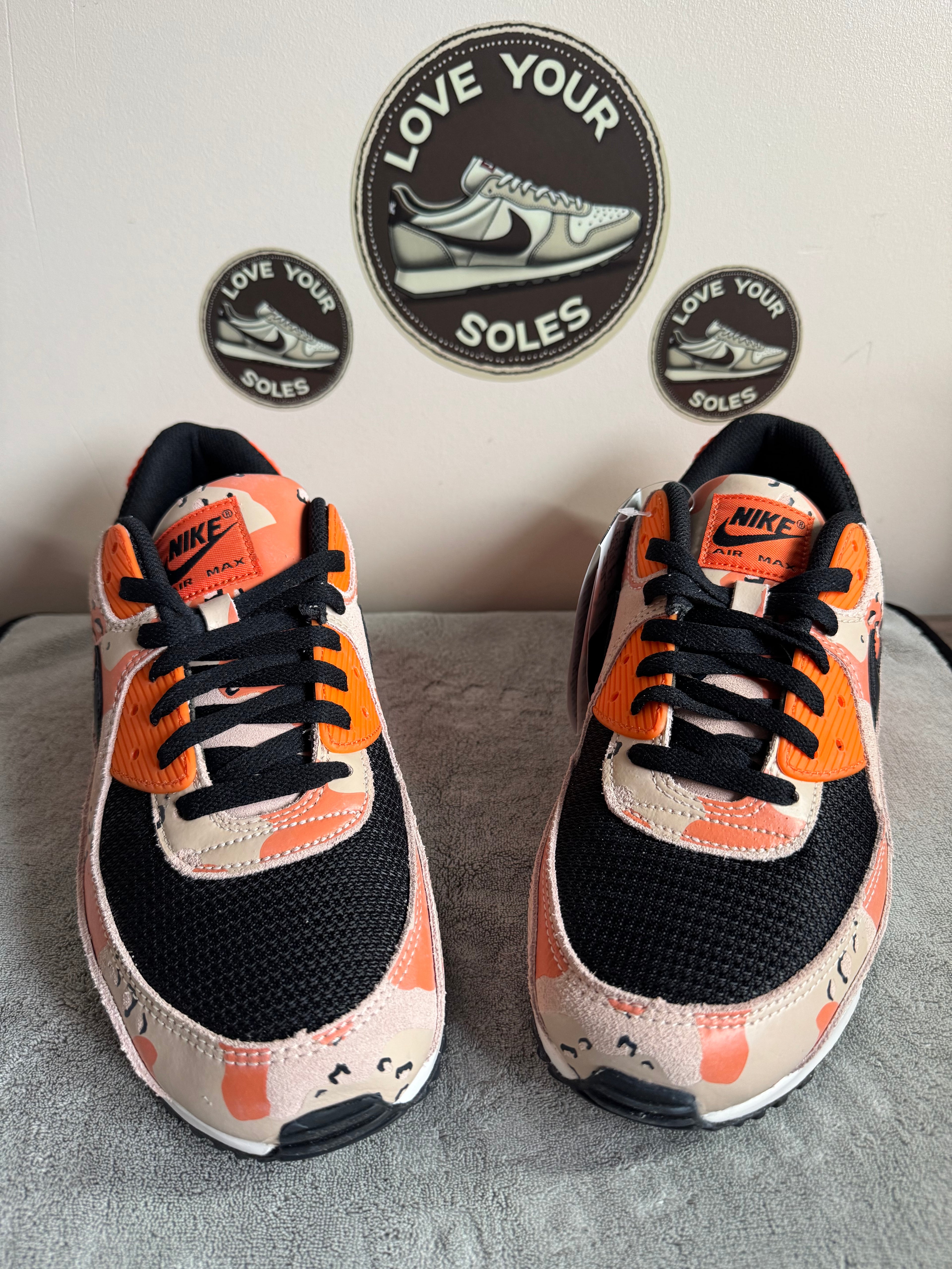 Nike Air Max 90 Premium - Safety Orange Camo - UK 10