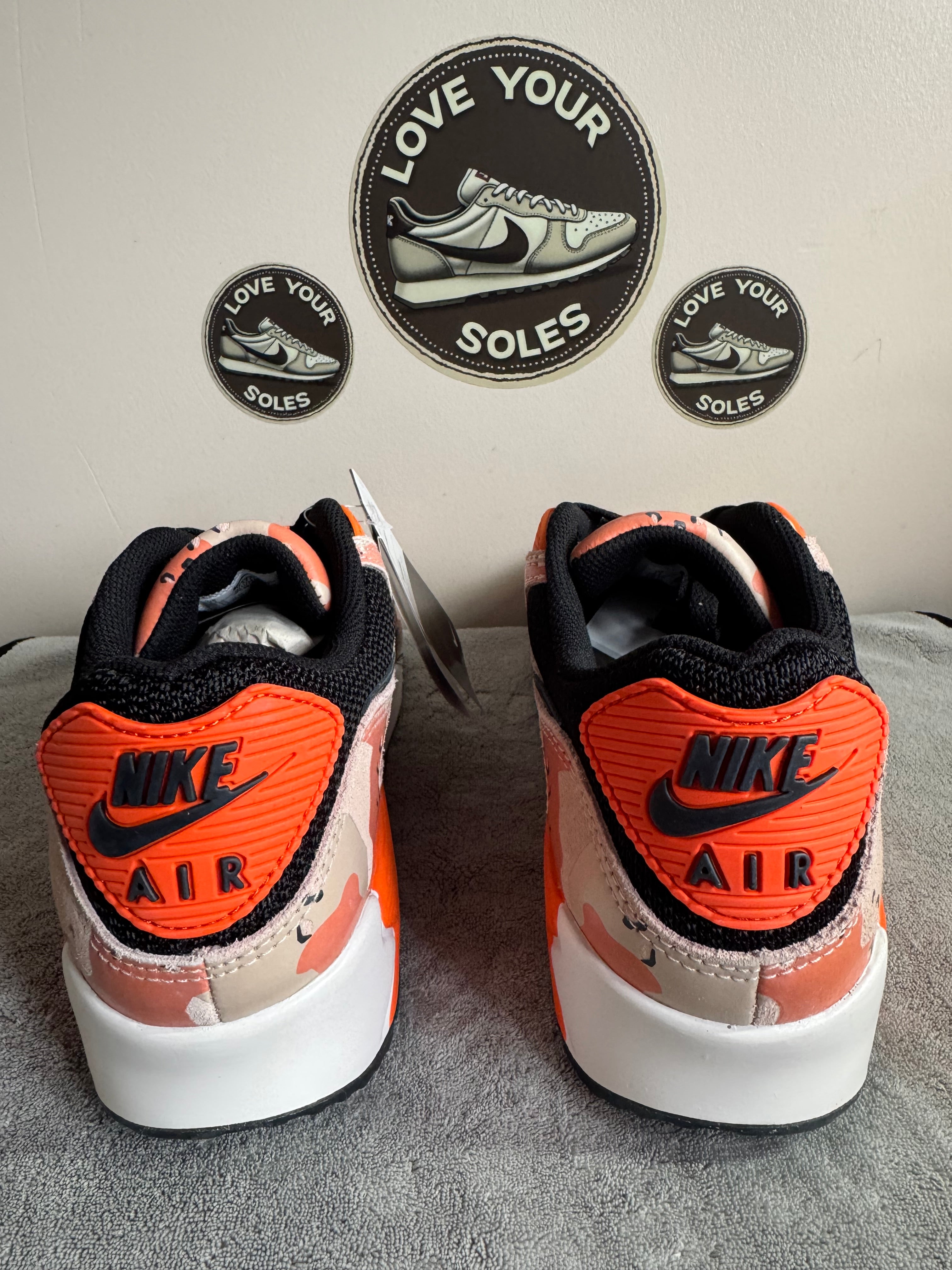 Nike Air Max 90 Premium - Safety Orange Camo - UK 10