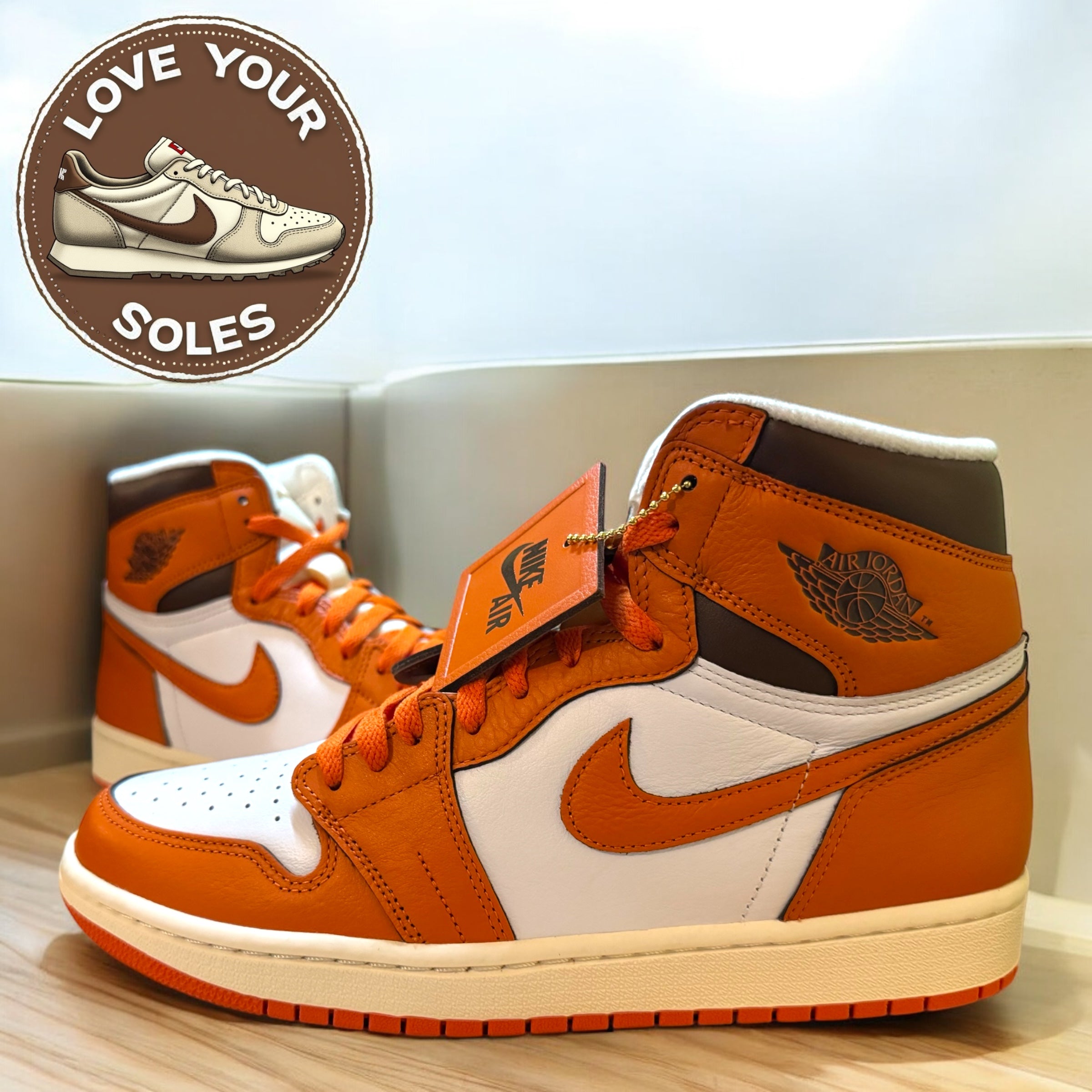 Jordan 1 High - Starfish - UK 8.5