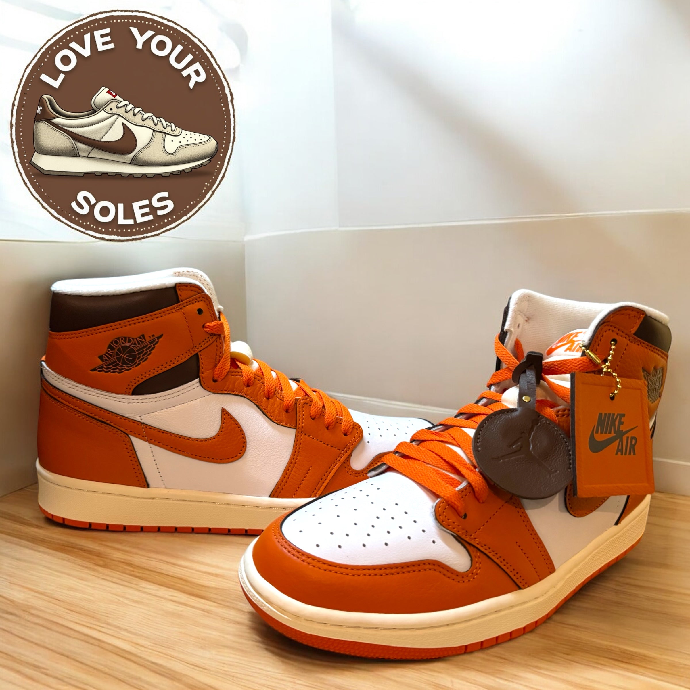Jordan 1 High - Starfish - UK 8.5