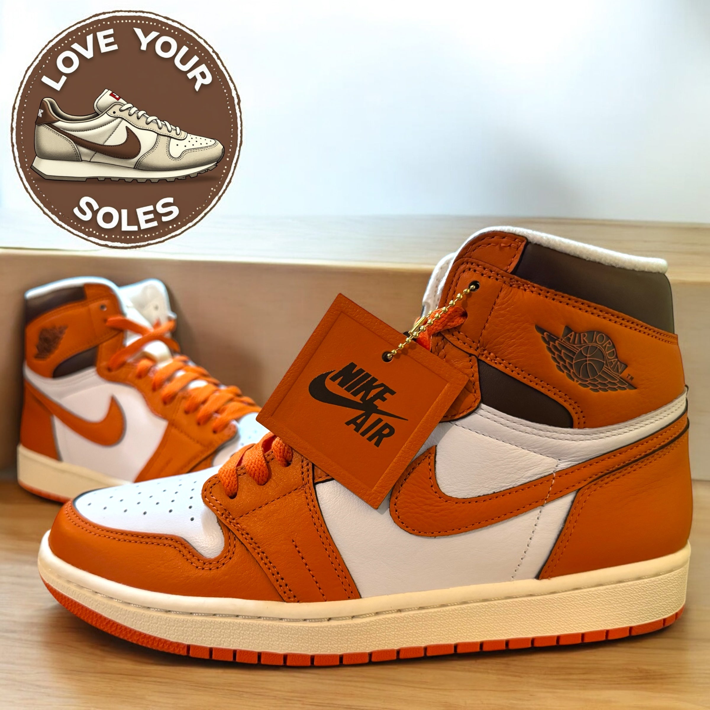 Jordan 1 High - Starfish - UK 8.5