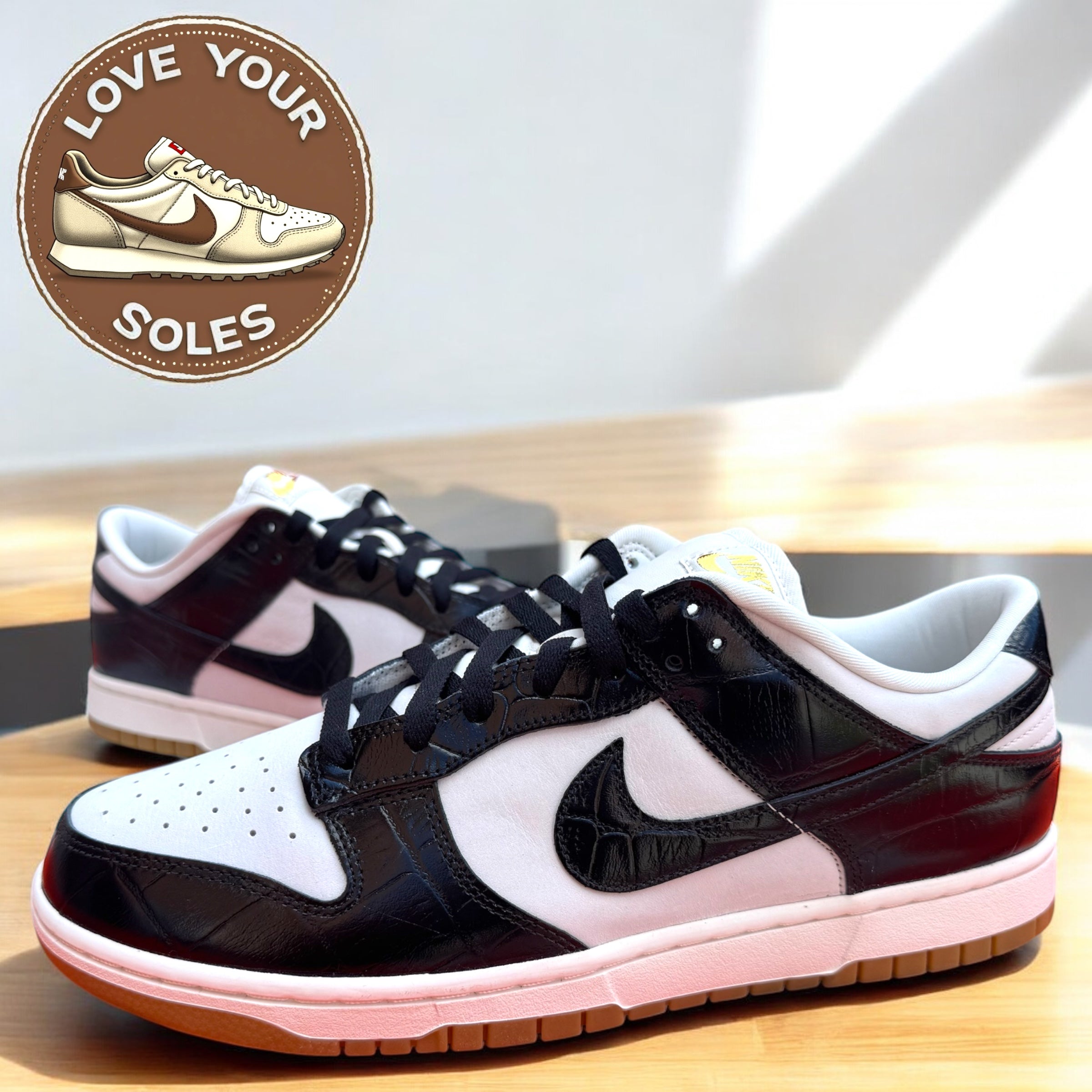 Nike Dunk Low LX - Black Croc - UK 10 *BNIB*