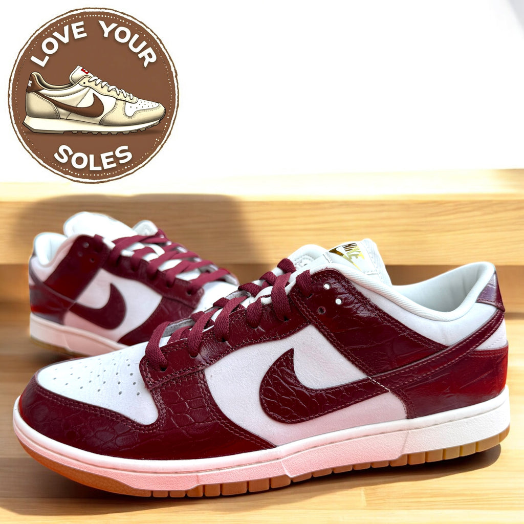 Nike Dunk Low LX - Dark Team Red Croc - UK 10 *BNIB*