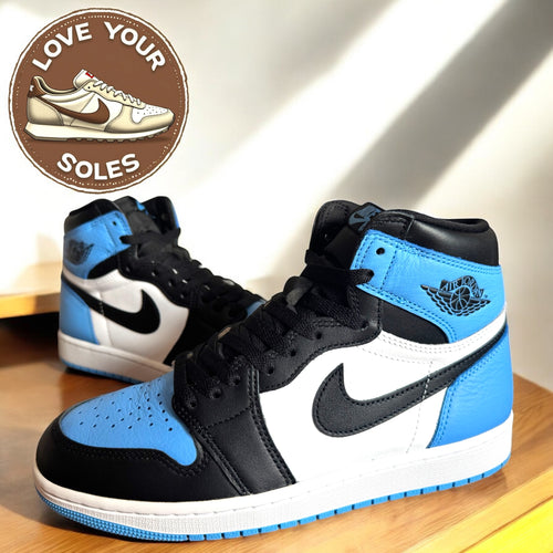 Jordan 1 High Retro - UNC Toe - UK 8
