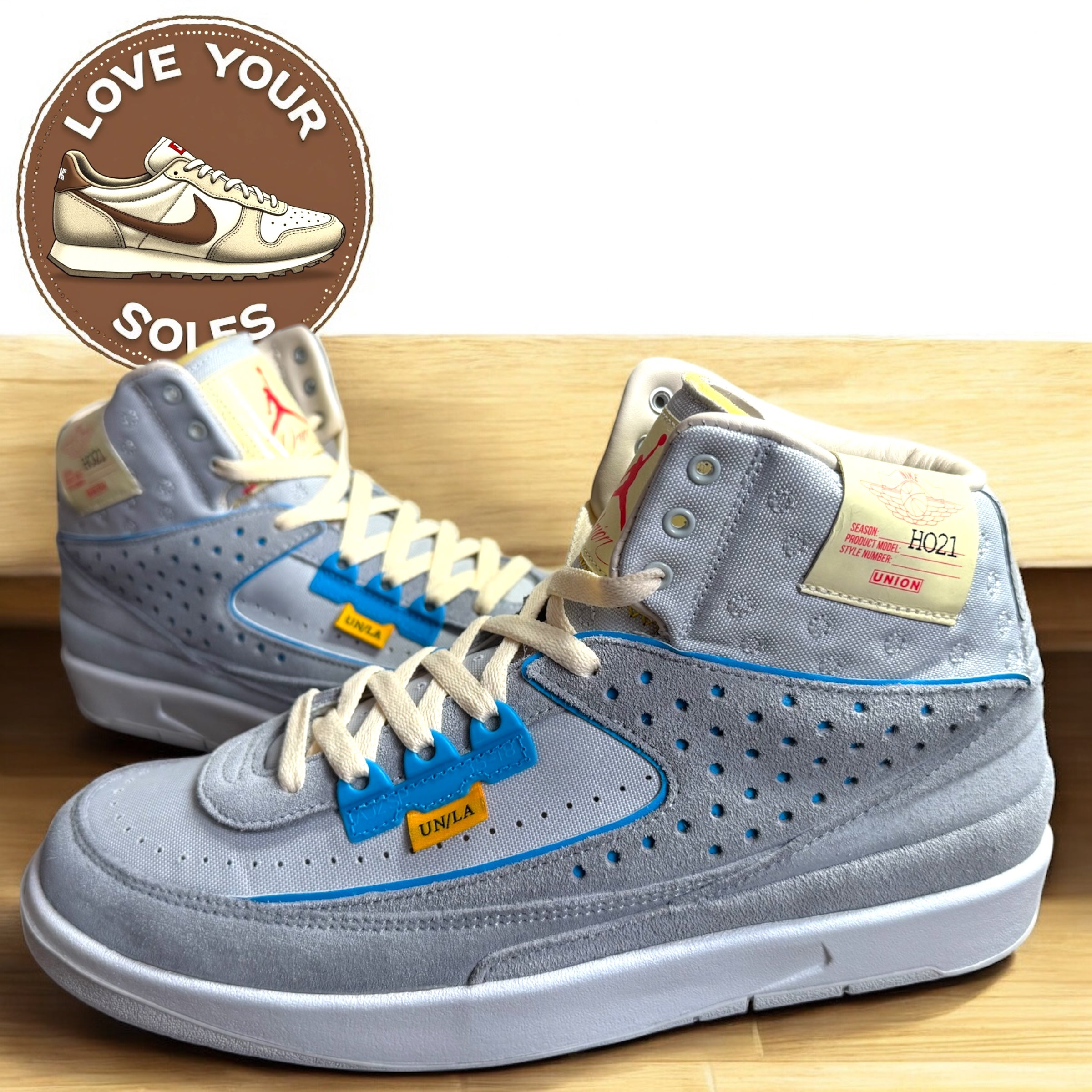 Jordan 2 Retro - Union Grey Fog - UK 8