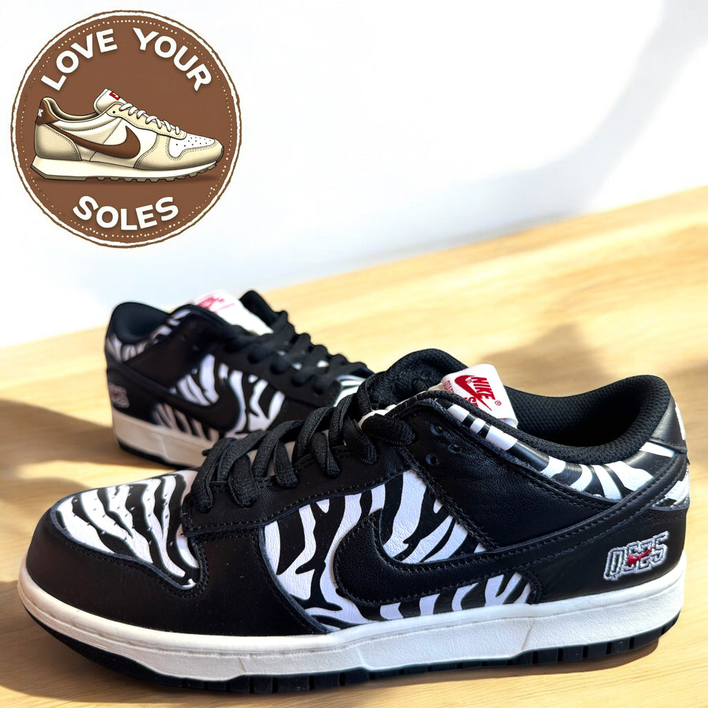 Nike Dunk Low SB x Quatersnacks Zebra - UK 8 *BNIB*