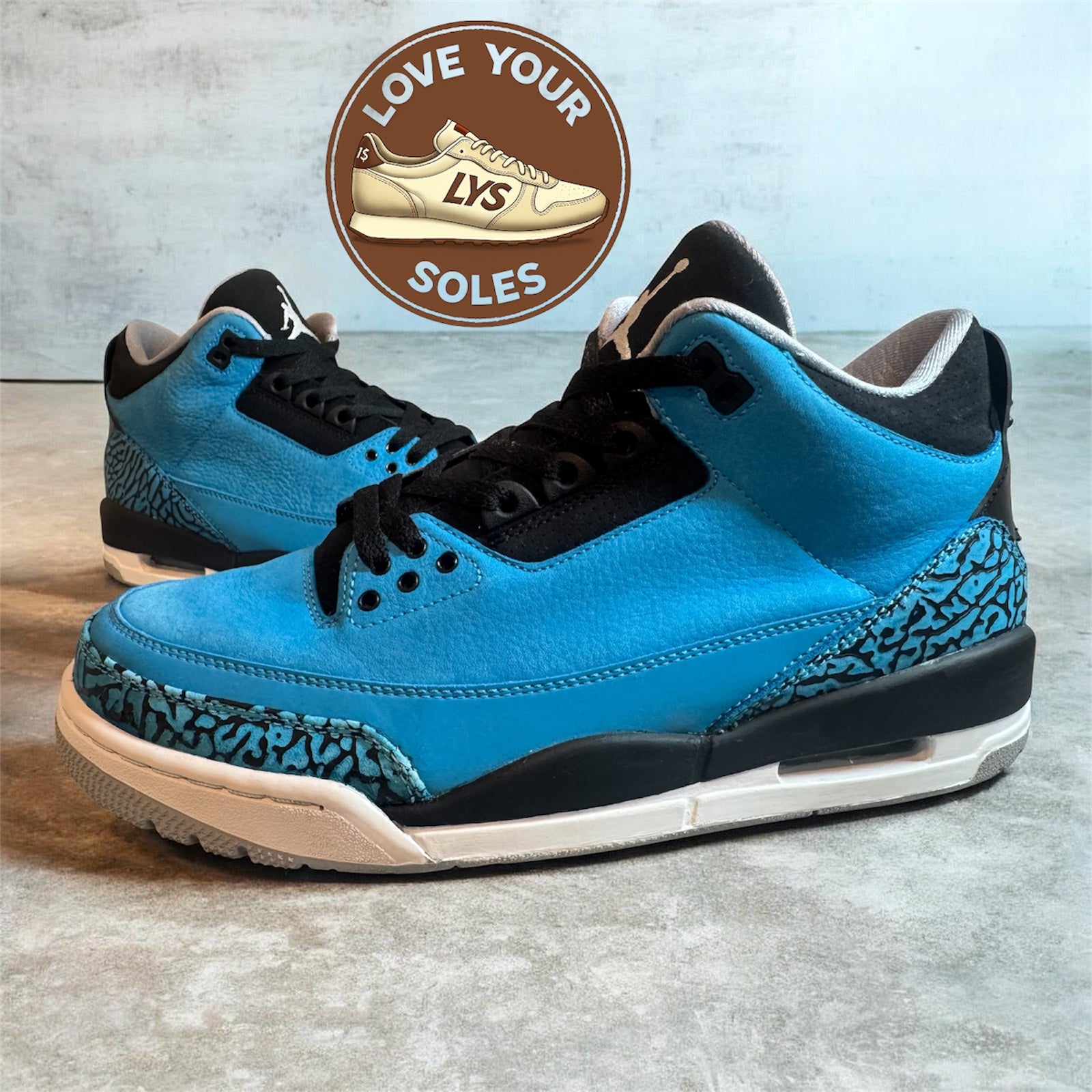 Jordan 3 Retro - Powder Blue - UK 8.5