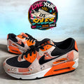 Nike Air Max 90 Premium - Safety Orange Camo - UK 10