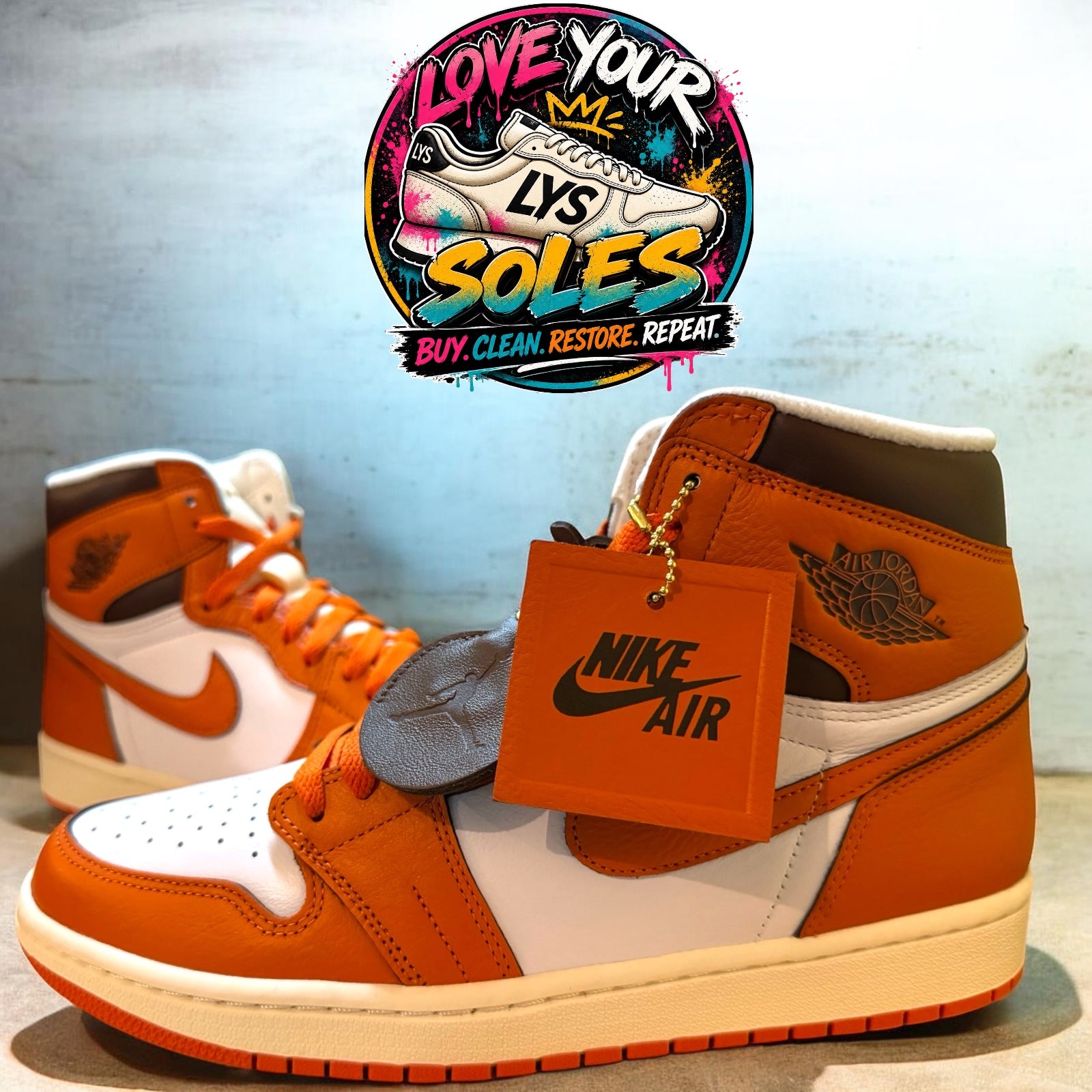 Jordan 1 High - Starfish - UK 8.5