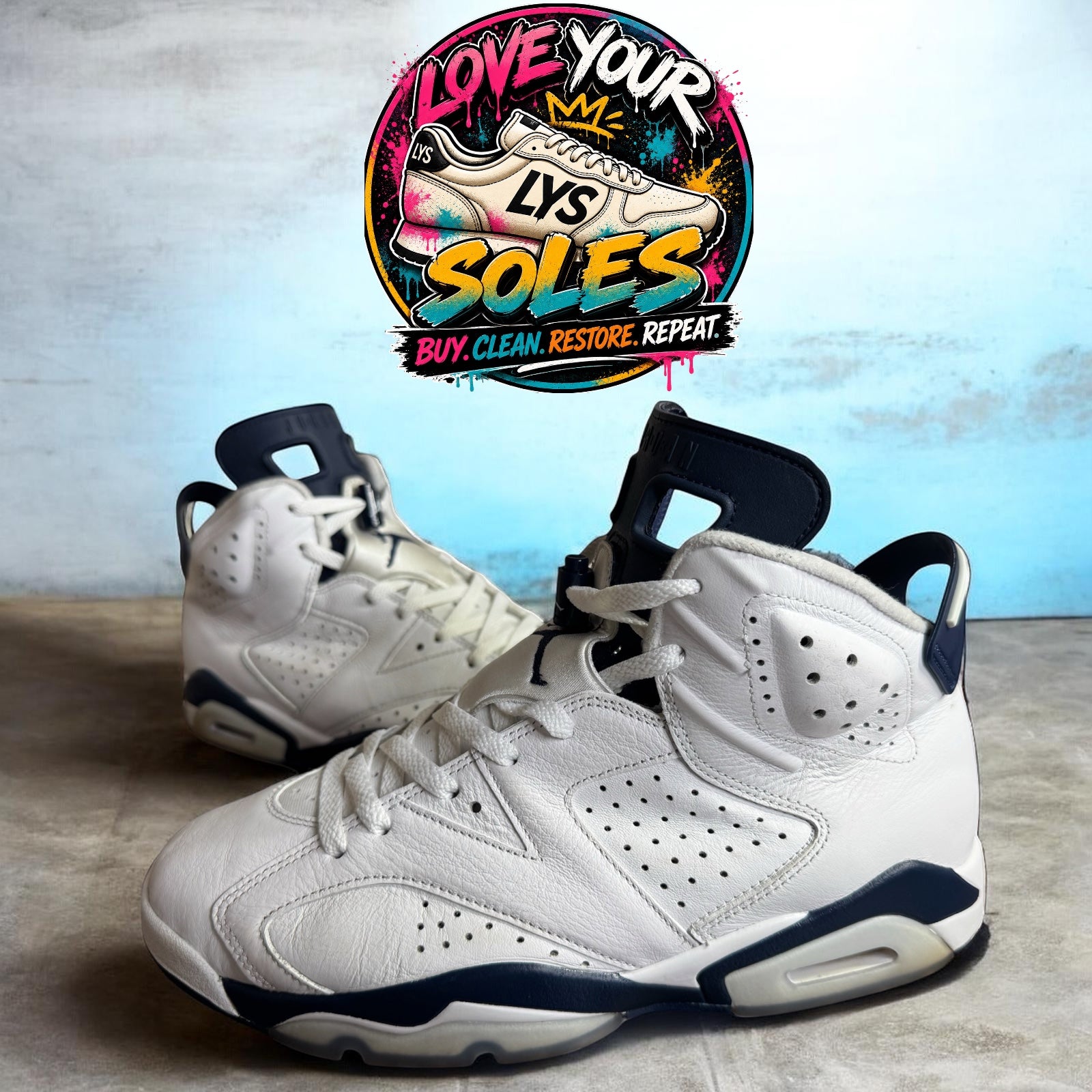 Jordan 6 Retro - Midnight Navy - UK 9