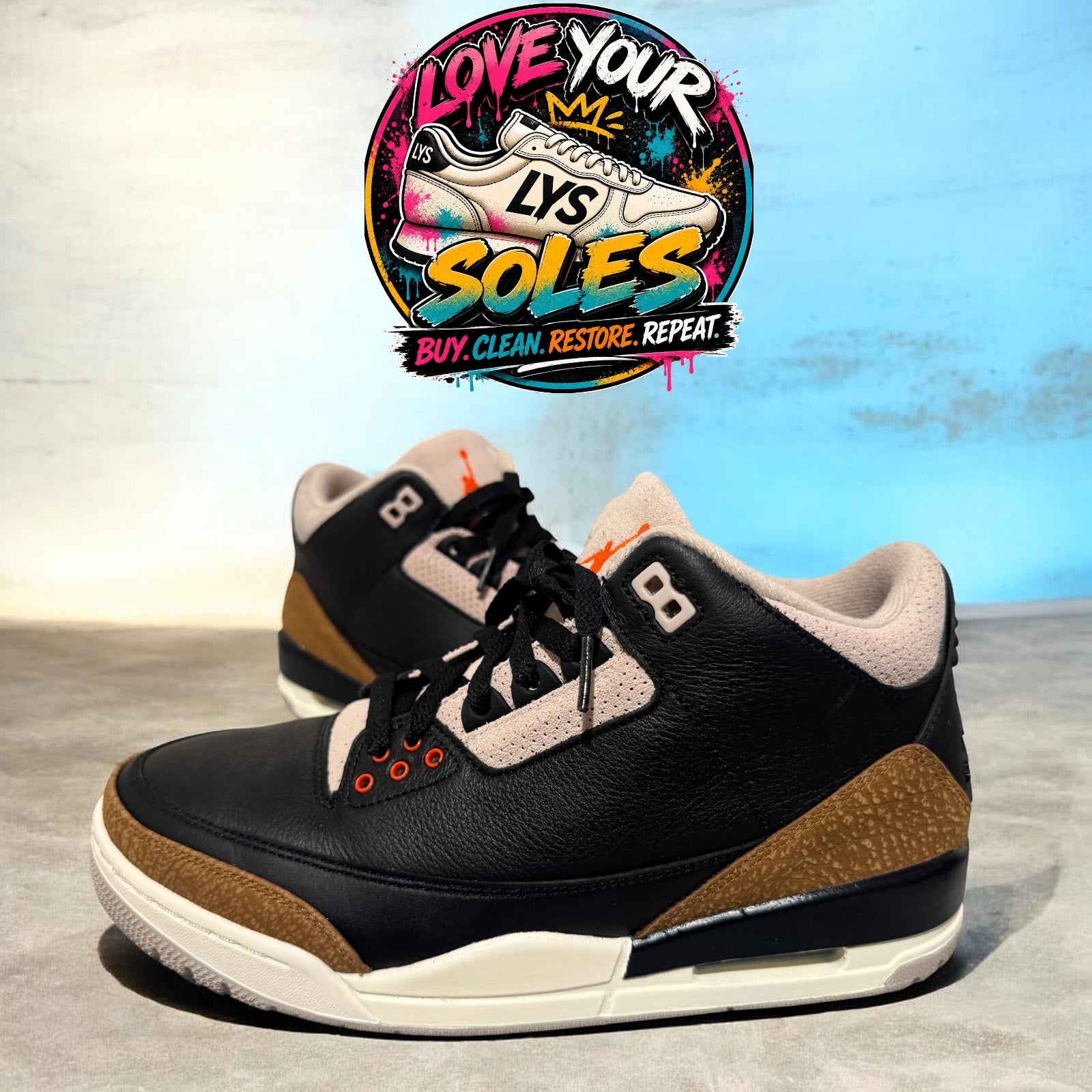 Jordan 3 Retro - Desert Elephant - UK 8